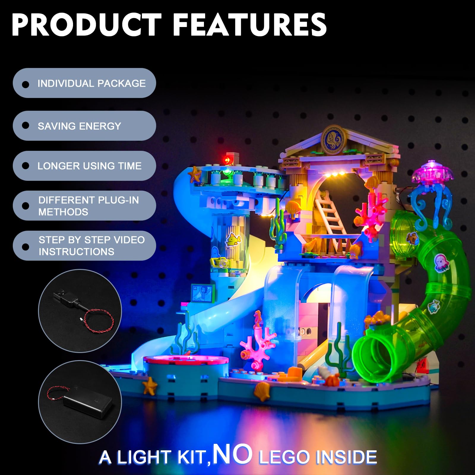 Led Light Set for Lego Heartlake City Water Park 42630 (No Lego), Decoration Lighting Set for Creative Toys - Image 3