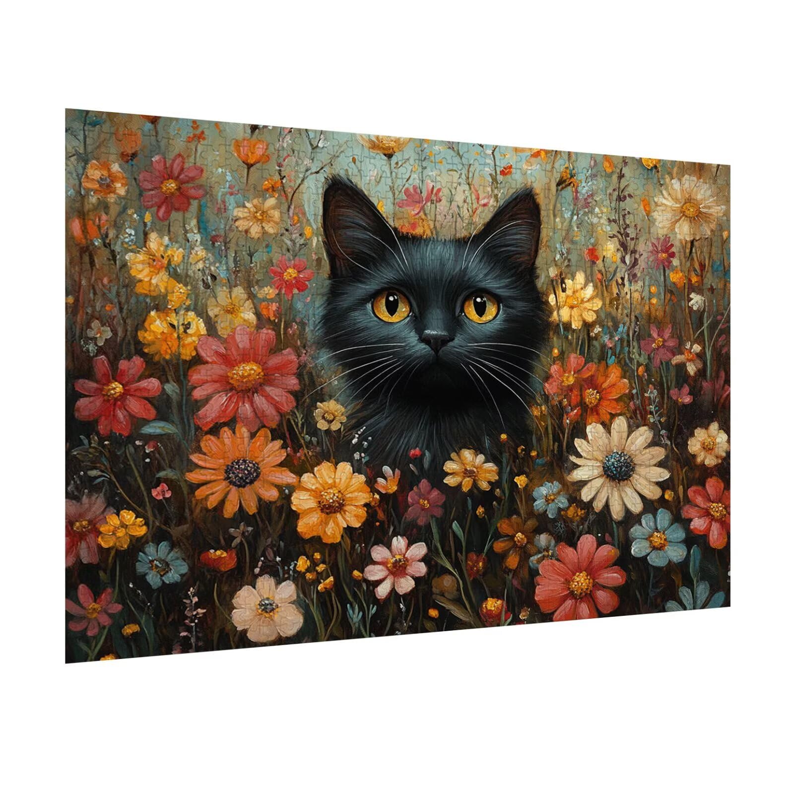 Puzzle 3000 Pezzi Fiori Puzzle Adulti, Gioco Educativo, n-298 | Jigsaw Puzzles gatto, Impossibile Difficile Sfida, Classici Gioco Familiare, Giochi Divertenti, Idee Regalo