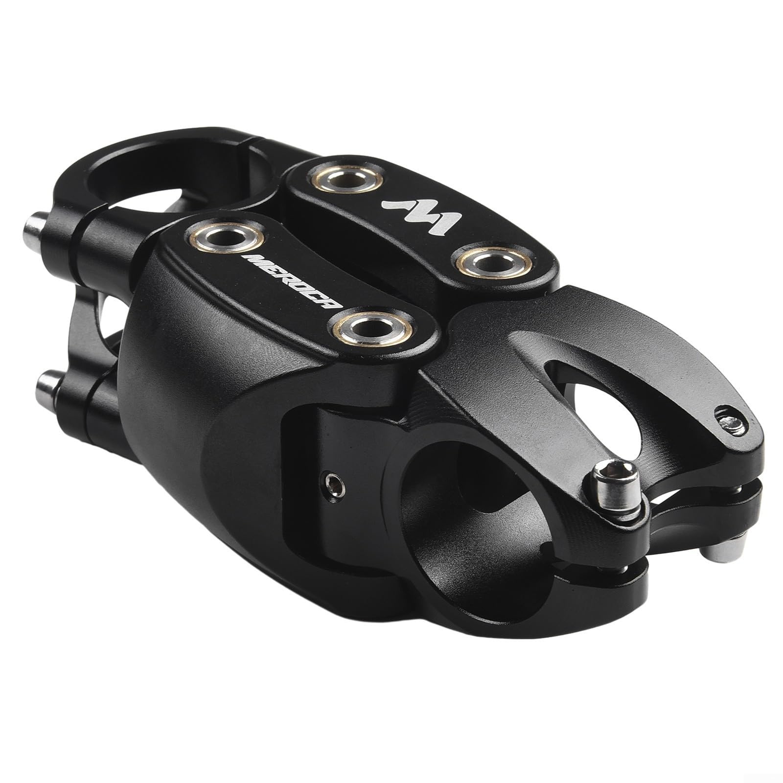 Attacco manubrio regolabile 7° salita di 90 mm per Gravel Ebike, attacco manubrio da viaggio 15-20 mm con design a 4 maglie ed elastomeri sostituibili, compatibile con bici Gravel