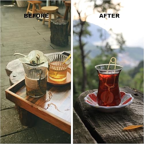 Miniatura 5 de Infusor de bola de té a presión con asa filtro de filtro de té de malla fina de acero inoxidable de alta calidad, colador de colador, tamiz de