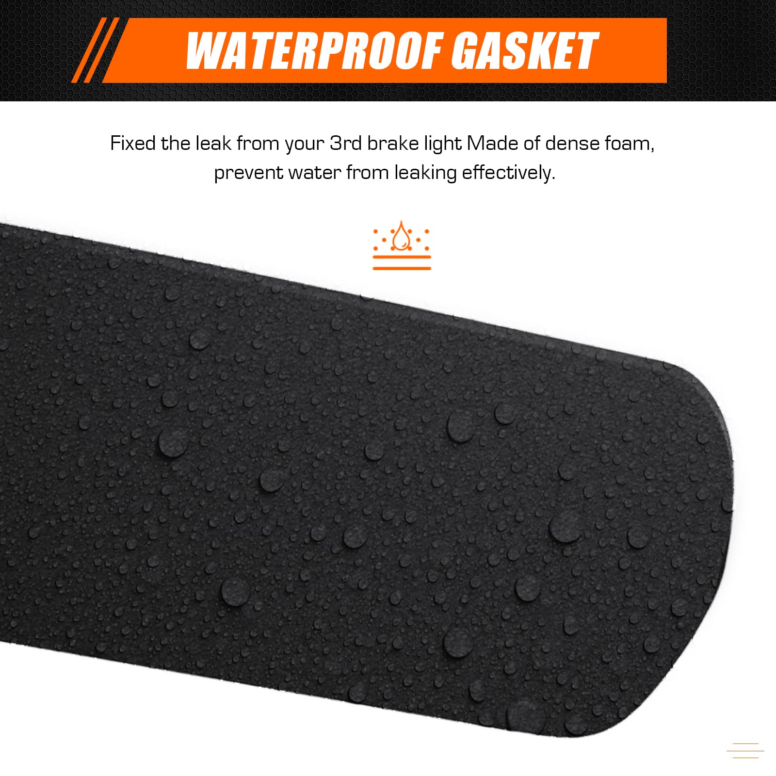 3rd Third Brake Light Seal Gasket Compatible With Chevy Silverado - Foto 7