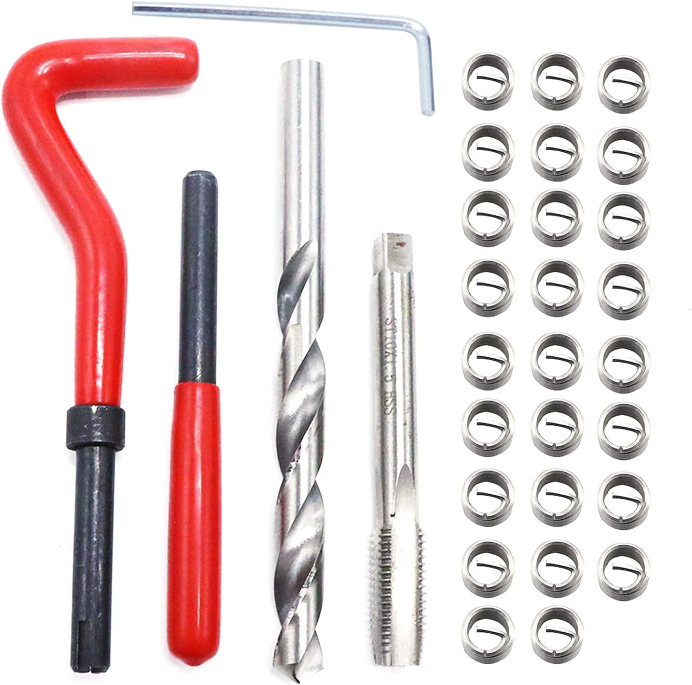 TIME-SERT M8 X 1,25 Gewindeeinsätze - 10 Stück Reparaturhülsen