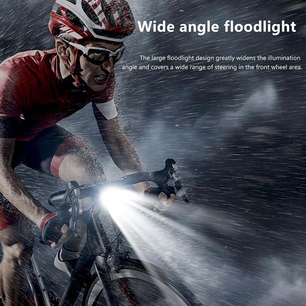 2Pcs Bike Safety Warning Light Bicycle Tail Light USB Ricaricabile in Lega di Alluminio LED Bike Light per MTB Night MTB Road Bike Cycling