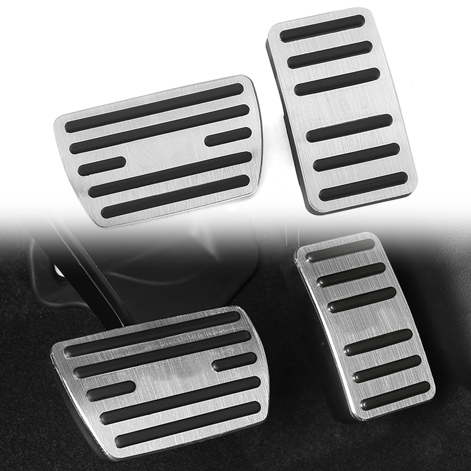 HIGH FLYING Metal Pedal Covers for Honda CR-V (2023-2026): A Closer Look at the Silver 2-Piece Set