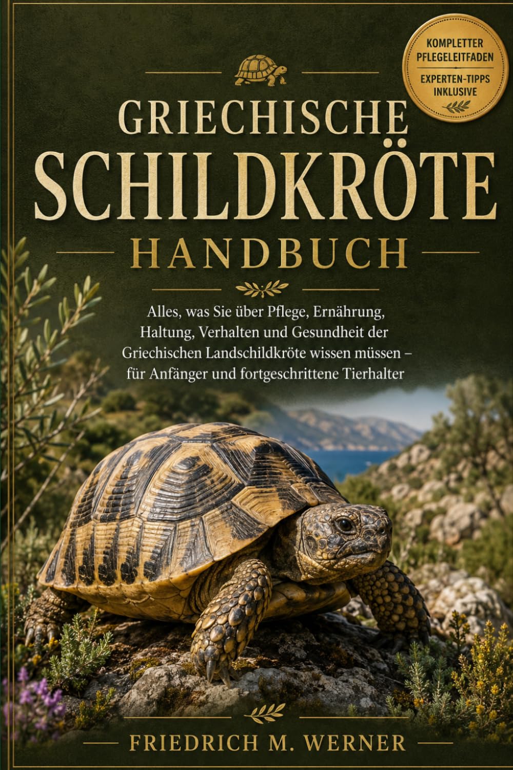 GRIECHISCHE SCHILDKRÖTE HANDBO OK: Alles, was Sie über Pflege, Ernährung, Haltung, Verhalten und Gesundheit der Griechischen Landschildkröte wissen ... für Anfänger und fortgeschrittene Tierhalter