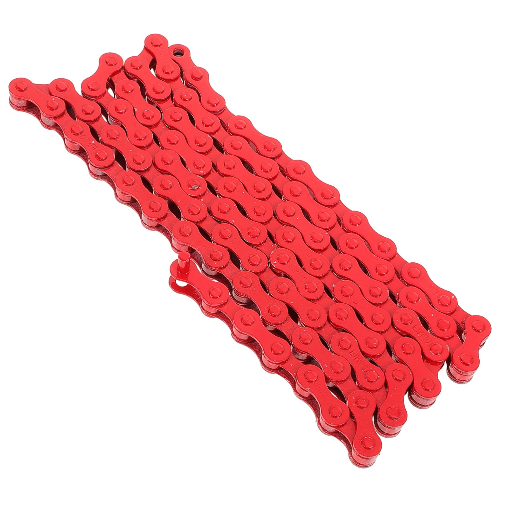 Mikikit Bicycle Chain Road Red Chain Bike Bike Chain Bike Chain Tool Chains Red Chain Cycling Bike Replace Chain Bikes Bicycles The Chain Outdoor Bike Chain Bike Supply Steel