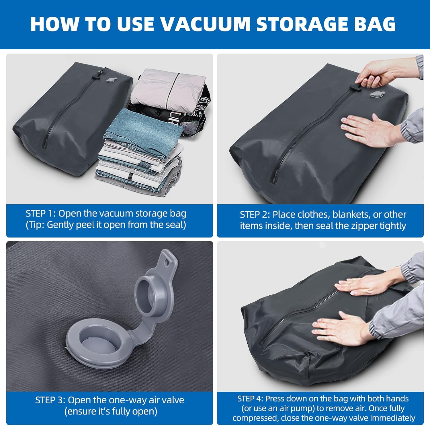 Vacuum Backpack With Pump,Expandable Travel Backpack with Detachable Air Bag, Waterproof Laptop Backpack with USB Charger Port Suitable for Work, Business, Travel, Commuting, Daily Backpacks