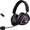 ASUS ROG DELTA II Gaming Headset with Up to 110 Hours of Battery Life, Lightweight 318g Japanese Authorized Retailer Product