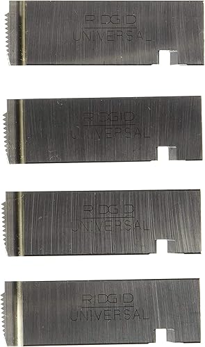 RIDGID 47765 Troqueles de máquina roscadora, NPT de alta velocidad para diestros con tamaño nominal de tubo de 12 pulgada a 34 pulgadas, compatible