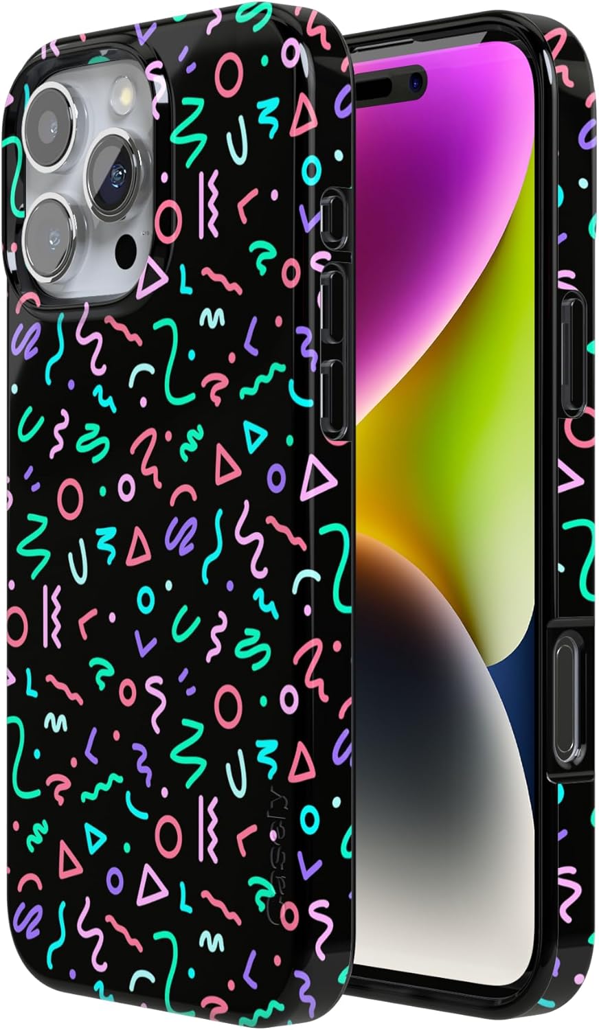 Casely iPhone 16 Pro Case | Always Vibing | Retro | Compatible with MagSafe | Classic Ultra Slim Design