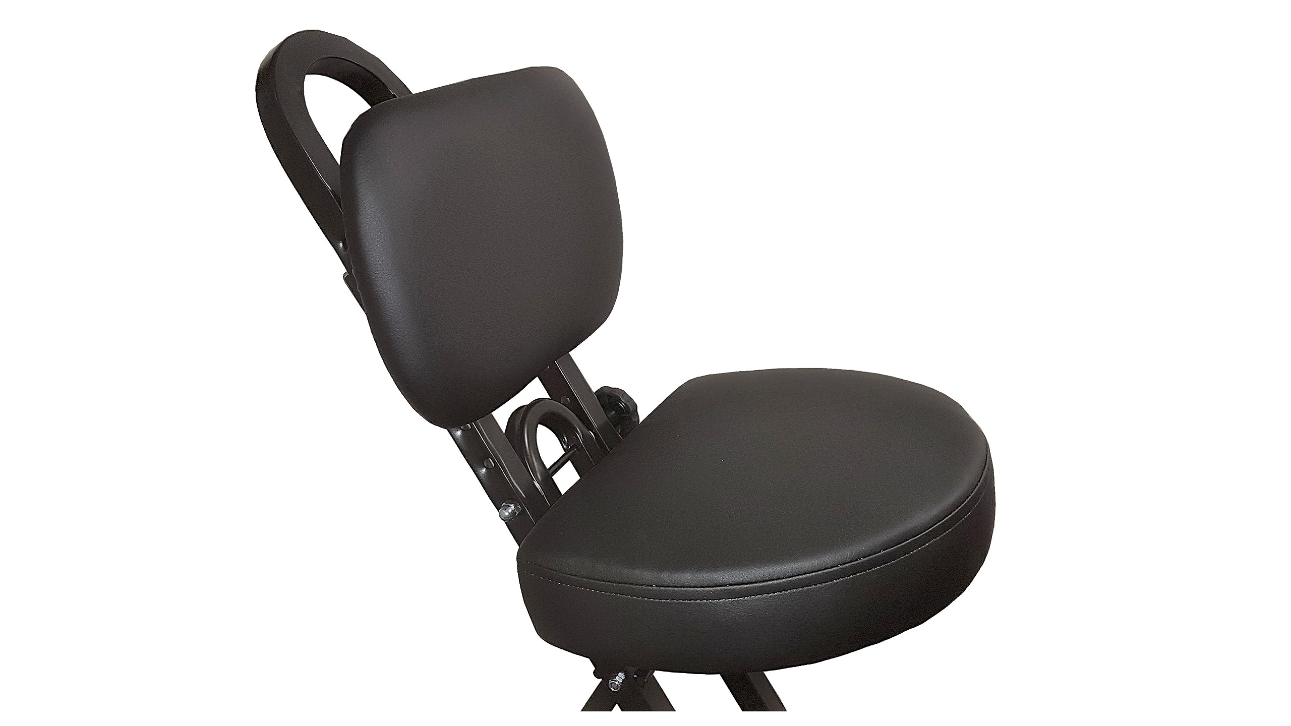 Stehhilfe Stehhocker Stehsitz Sitz Stehstütze mit ergonomischer Sitz 6 cm dick im Silber bis130kg belastbar