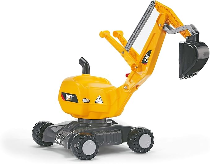 Amazon.com: rolly toys CAT Construction Ride-On: 360-Degree Excavator ...