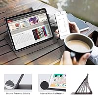 Vista 6 de Rossy Funda para Kindle de 10ª generación 2019, delgada, de piel sintética, ajustable, con encendido y apagado automático para Kindle de 10ª