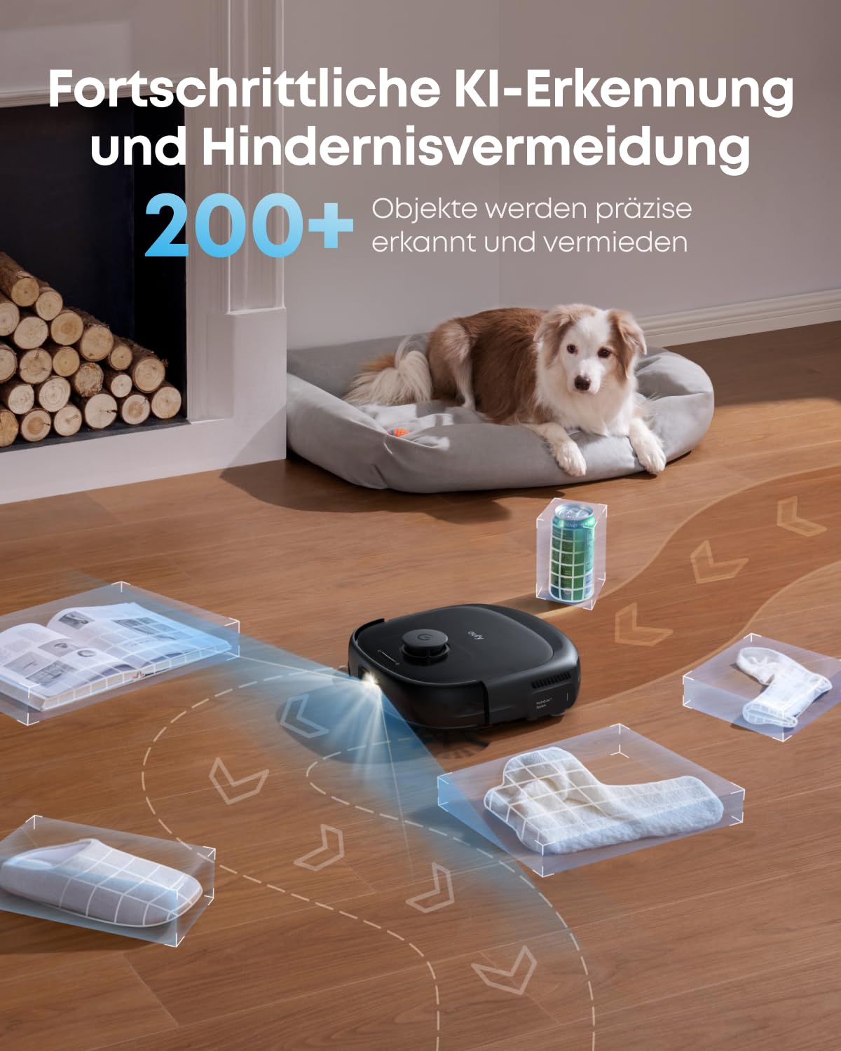 Robot sprzątający z mopem eufy E28(odnowiona) Omni, system HydroJet, z przenośnym urządzeniem do gruntownego czyszczenia dywanów, moc ssąca 20 000 Pa, zero splątań, gruntowne sprzątanie rogów