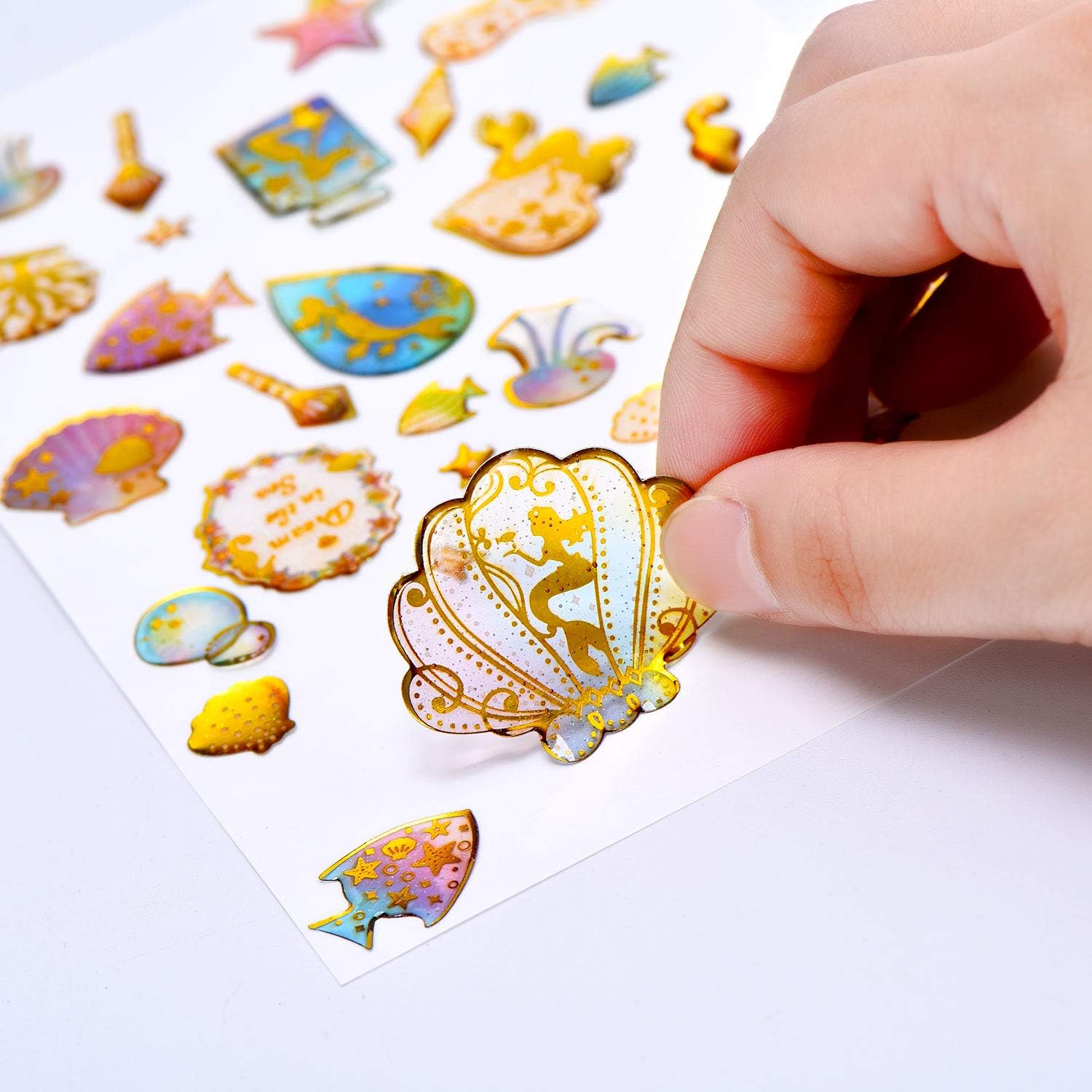 Boao 80 Pieces Sticker Collecting Paper Album Release Blank Paper Reusable Pages 10.6 x 8.3 Inches Double Sided Pages for Diamond Sticker Collecting Albums