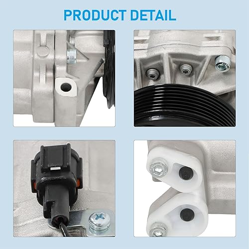 Miniatura 7 de Reemplazo del compresor del A/C para Versa 2007-2012 para Tiida 2007-2015 92600CJ60A CO 11155C