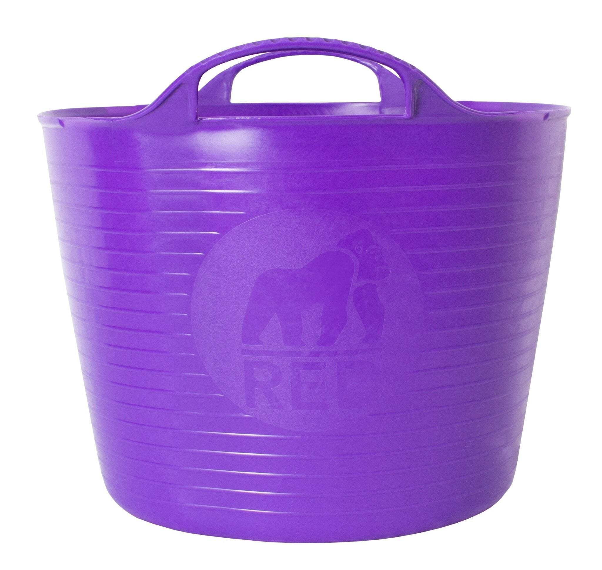 Faulks & Co Purple Red Gorilla - Tubtrug Flexible Multipurpose Tub Small 14 Ltr