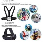 Chest Mount Head Mount Kit,Chest Harness Head Strap Compatible with Gopro Hero 13 12 11 10 9 8 7,AKASO EK7000/Brave 4/V50X/V50 Pro,Apexcam, APEMAN,ODDV Action Camera Chest Mount Harness Chesty Strap