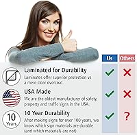 Vista 4 de SmartSign Letrero "Stop - Beware of Guard Dog" Aluminio de 12 x 18 pulgadas