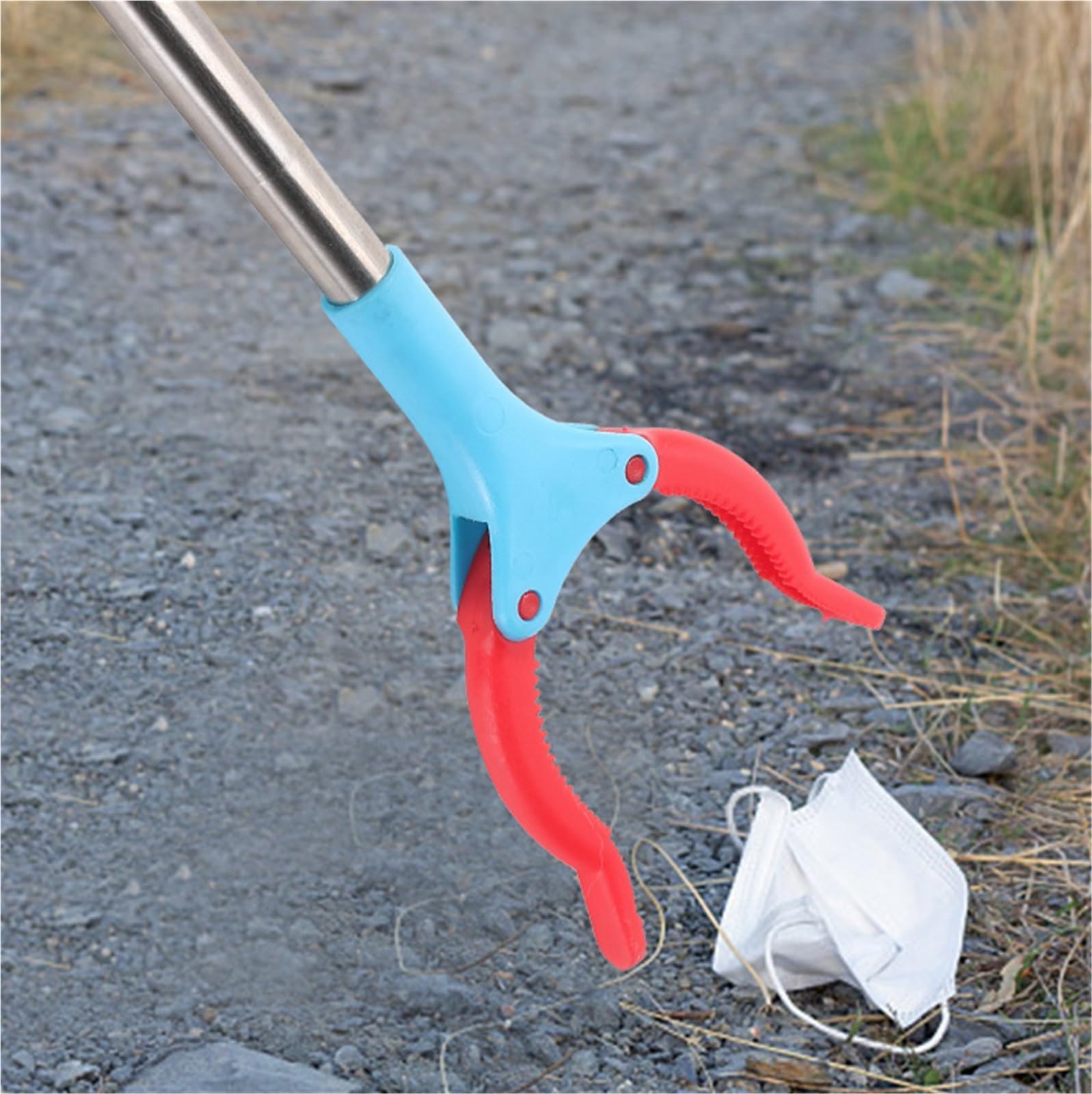 Pinza Raccogli Oggetti per Anziani Strumento Grabber Reacher Multifunzionale da 3 Pezzi Strumento Grabber Premium Reacher Leggero Pinza Raccogli Rifiuti per Adulti(Multi-Colored)
