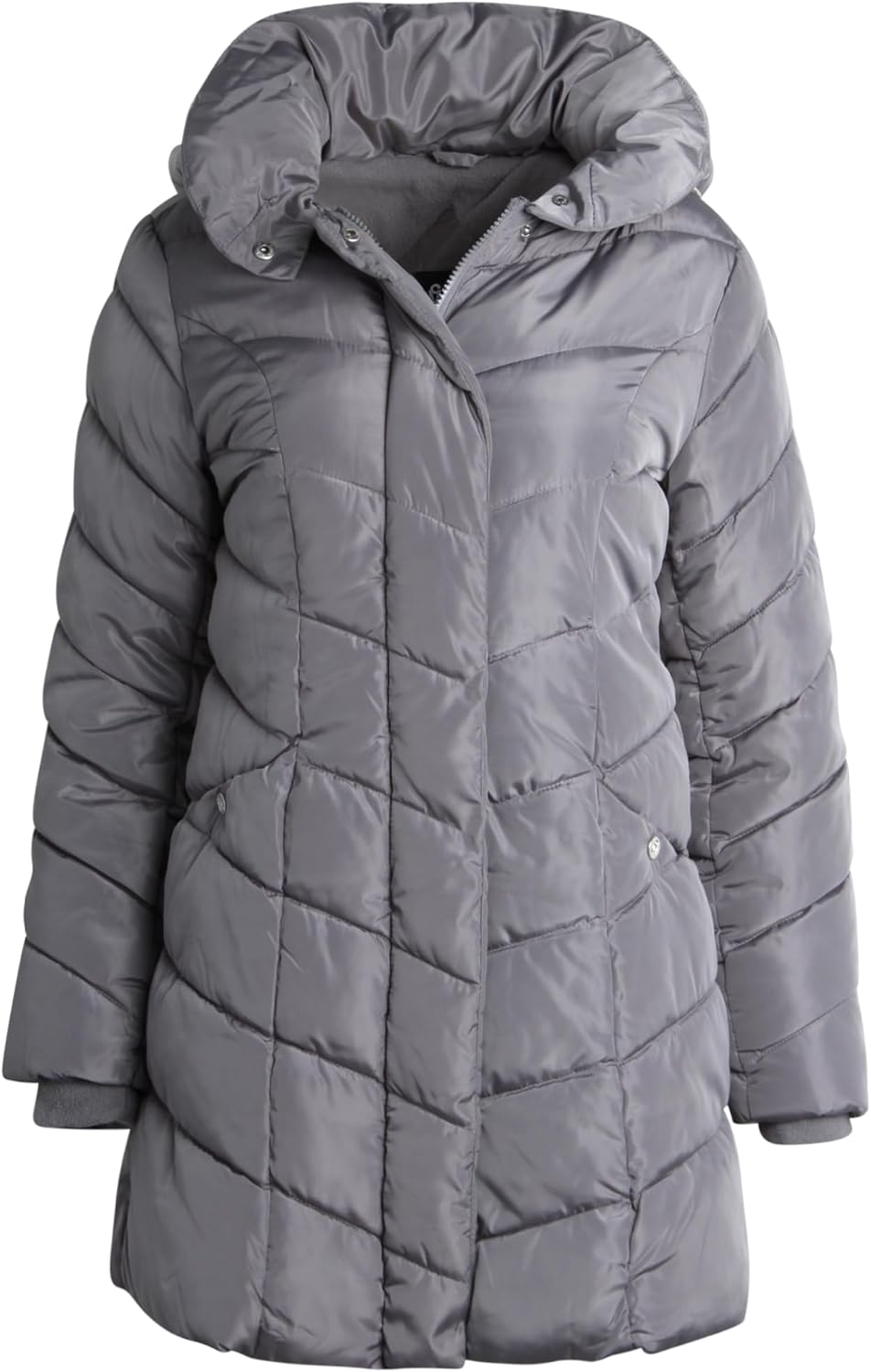 Steve Madden Womens Long Puffer Coat - Heavyweight Insulated Fall Winter Jackets for Women Windproof Long Length Bubble Parka - Image 3