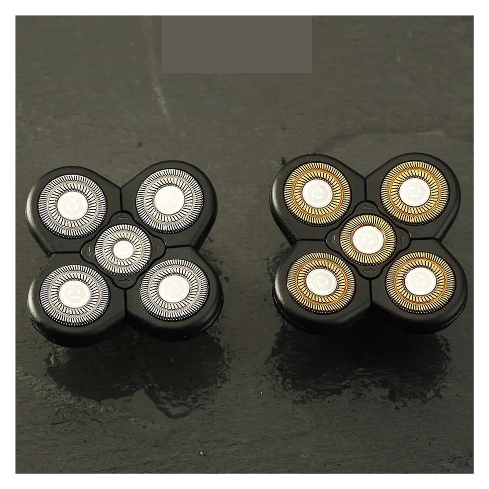 1 pz Sostituzione Testina di Rasoio Rasoio Elettrico 5D Indipendentemente 5 Taglierina Testa Galleggiante Lama di Rasoio In Acciaio Inossidabile Argenteo(3 Pcs)
