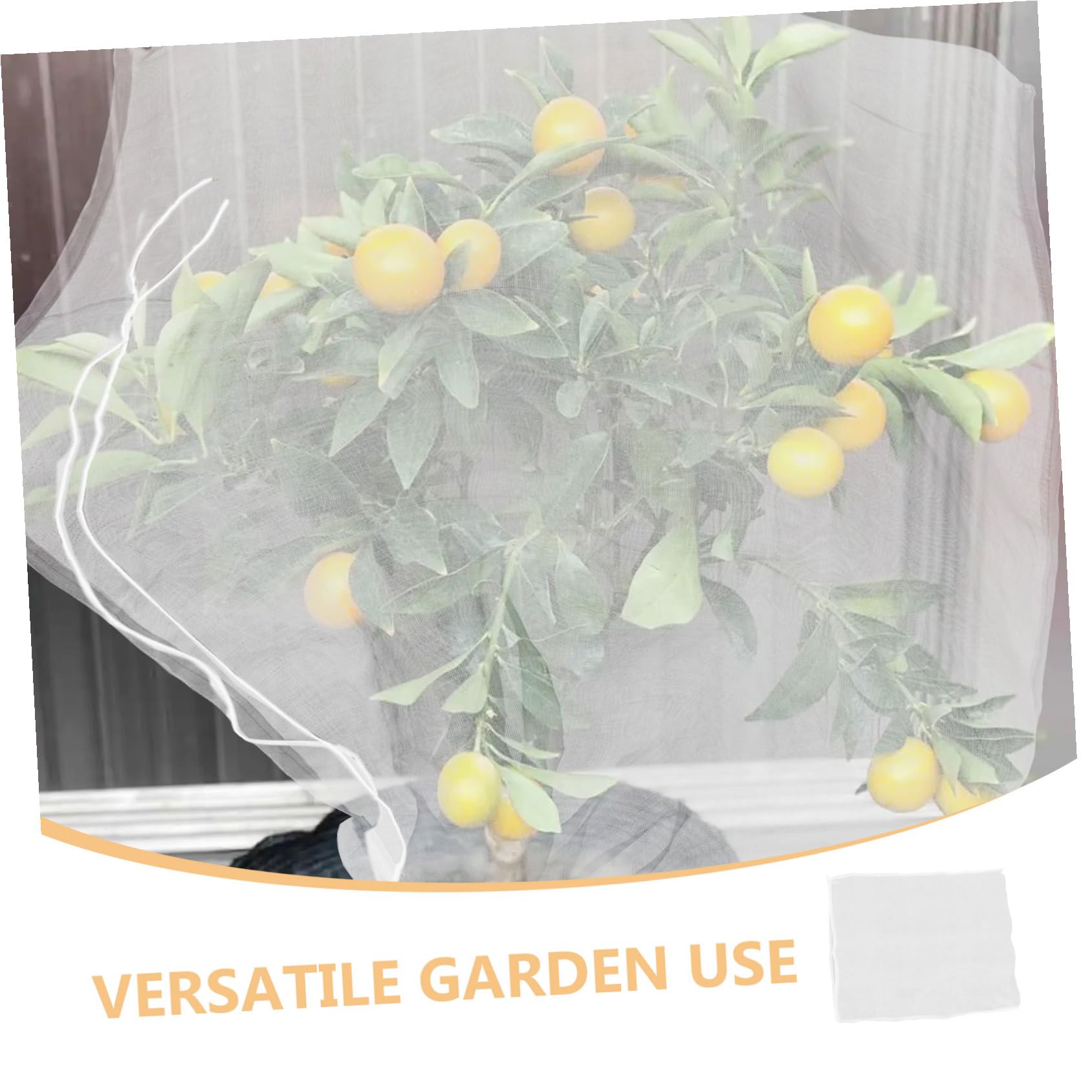 8 Piezas Bolsa de Malla para Plantas con Cordón Protectora para Árboles Frutales y Huertos Malla Fina para Jardín contra Insectos Cobertura Reutilizable para Verduras y Frutas