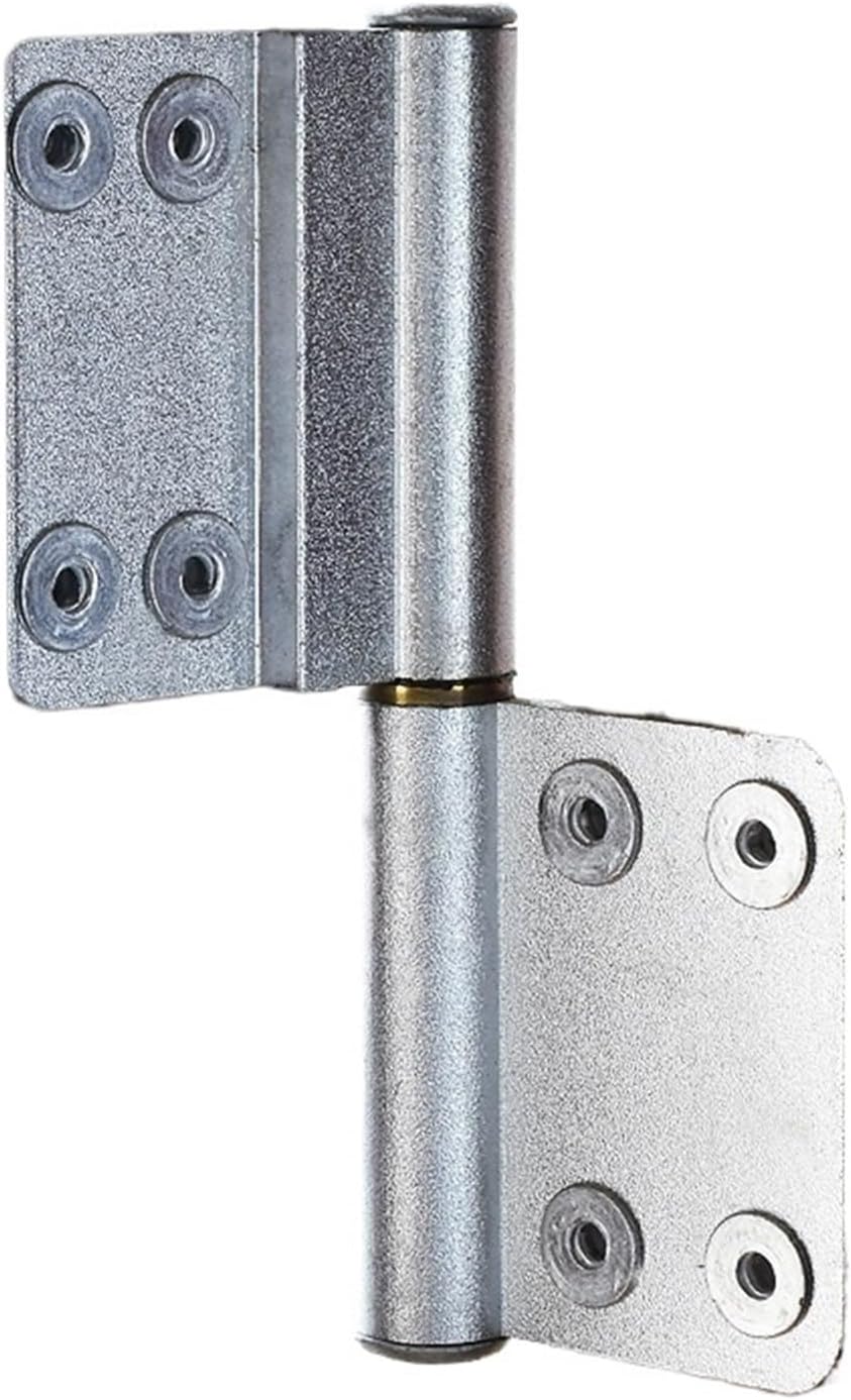 2PCS Toilet Door Hinges Aluminum Alloy Wardrobe Cabinet Door Bearing Industrial Box Adjustable Damping Hinge Hardware(Sand Black)