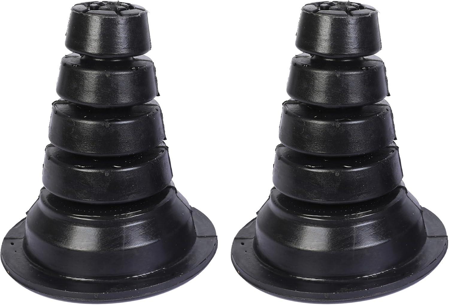 Un par de aisladores de resorte helicoidal trasero compatibles con Toyota 2003-2009 y For Toyota FJ Cruisers 2007-2014 reemplazan 48302-35040,4830235040