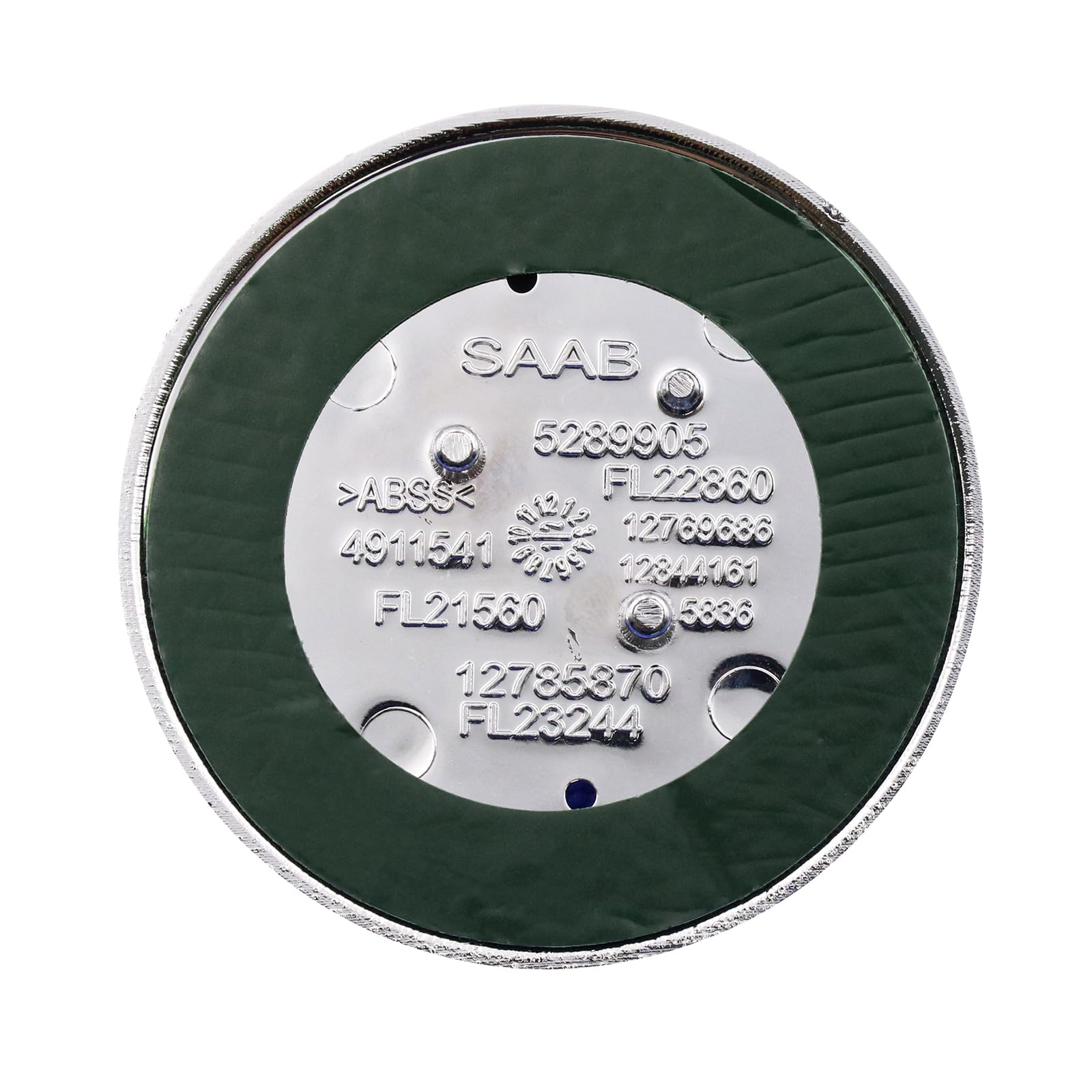 Emblèmes Saab 9-3 9-5 Avant Arrière Griffin Lot De 2 Badges Ronds En Plastique Pour Capot Avant Badge Griffin Saab 9-3