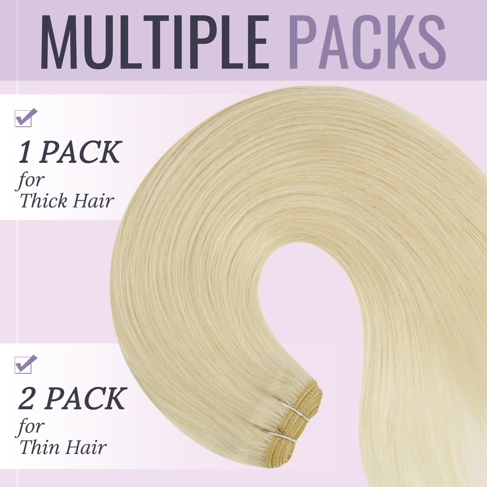 fshine Estensioni Di Trama Dei Capelli Umani 60cm Estensioni Di Trama Dei Capelli Umani Cucite Estensioni Umani Lisci Biondo Platino Estensioni Di Capelli Brasiliani Remy Umani Pacchetti,100.0 grams