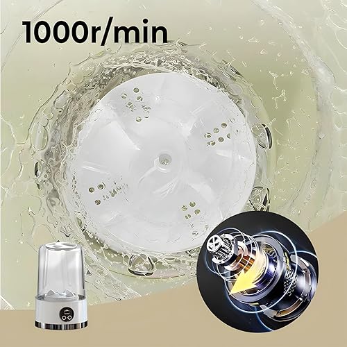 Miniatura 3 de Lavadora de ropa interior, mini lavadora mejorada 2025, taza de lavandería portátil inalámbrica, taza de lavado portátil, lavadora de ropa interior,