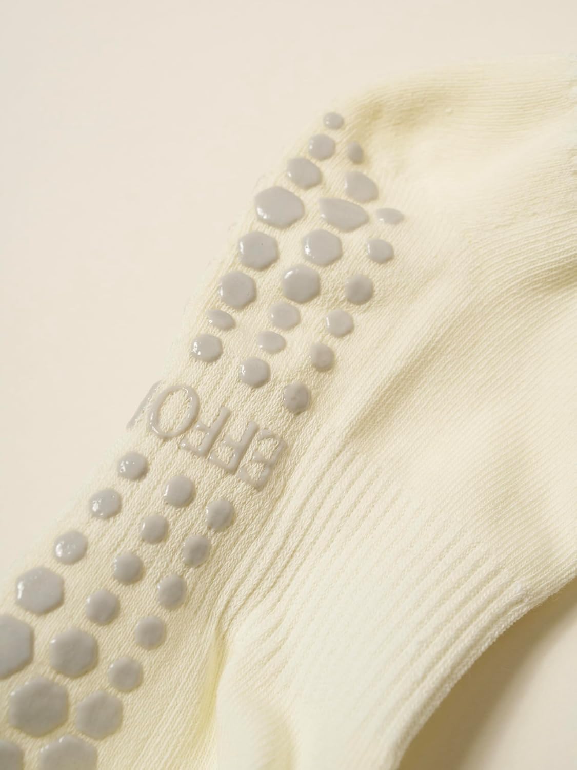 Shapes Studio Cropped Crew Grip Socks, Cutest Fruits Pilates Socks, Ruffle socks, Non-Slip, Barre Yoga Fitness - Image 5