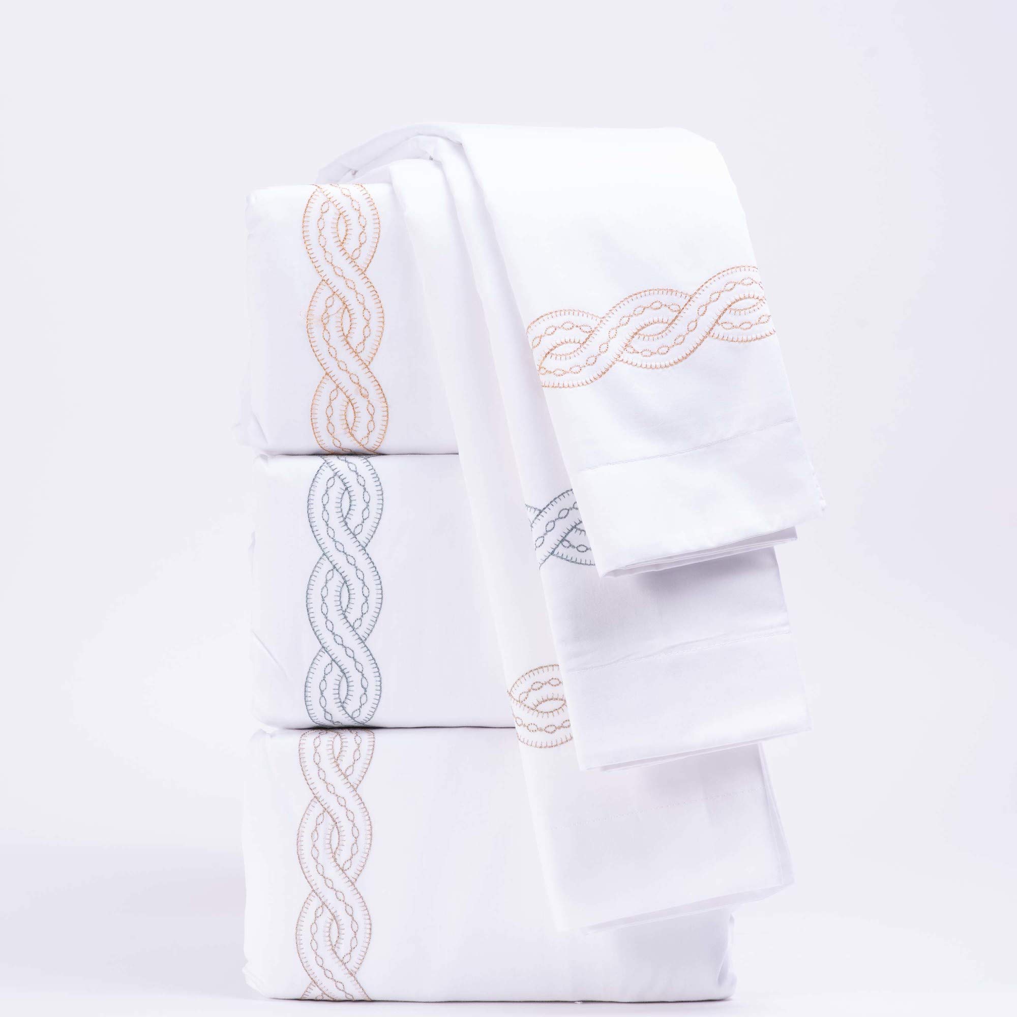 Nostalgia HomeDuvet Cover Set, 100% Cotton, Aqua, king