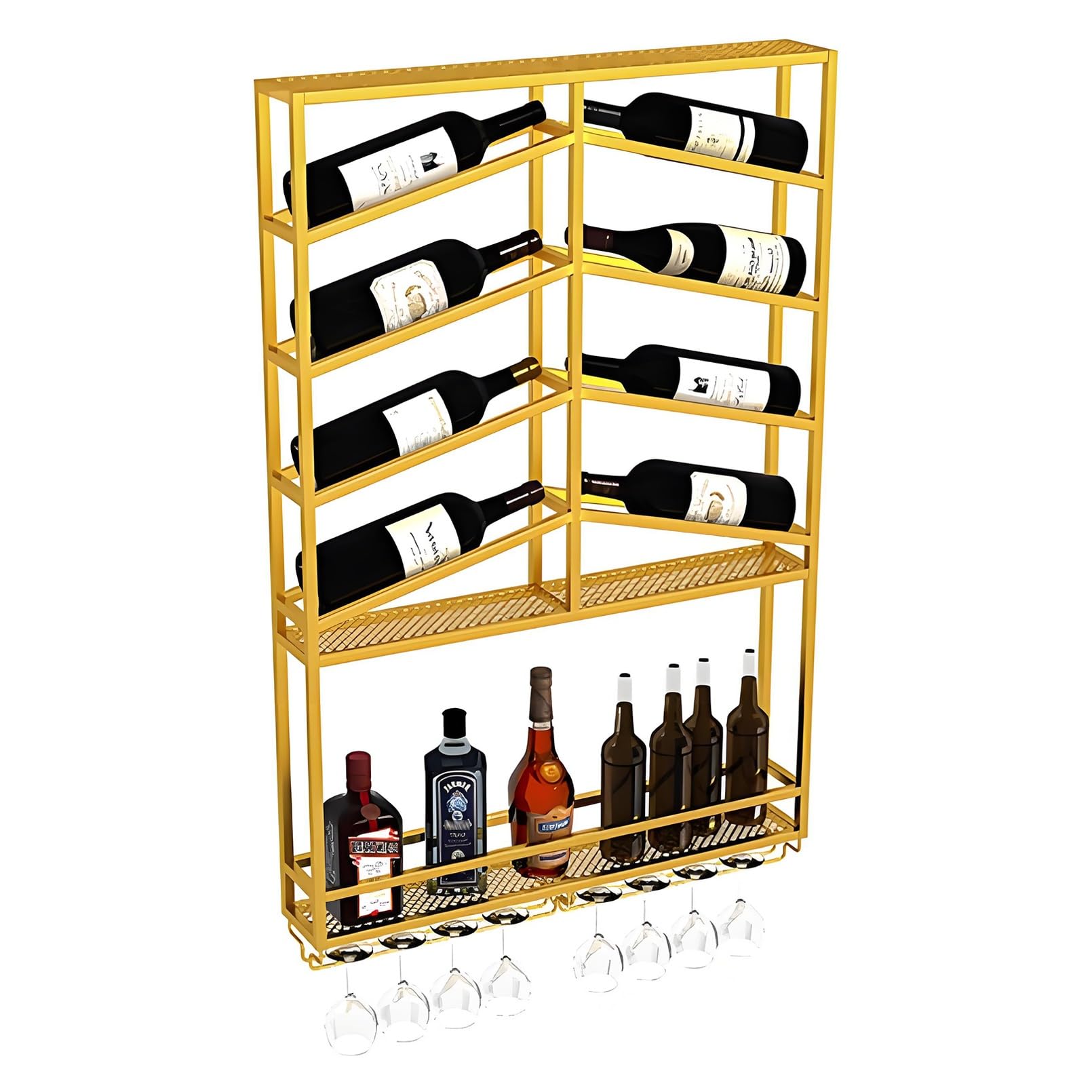 Casier à vin mural pour gagner de la place et ranger ses bouteilles