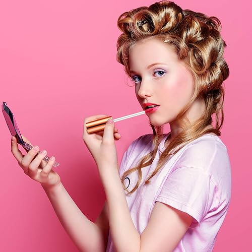 Miniatura 7 de Nuanchu 100 tubos vacíos de brillo de labios de 0.3 fl oz (0.3 fl oz) transparentes, mini recipientes de bálsamo recargable, recipientes de plástico