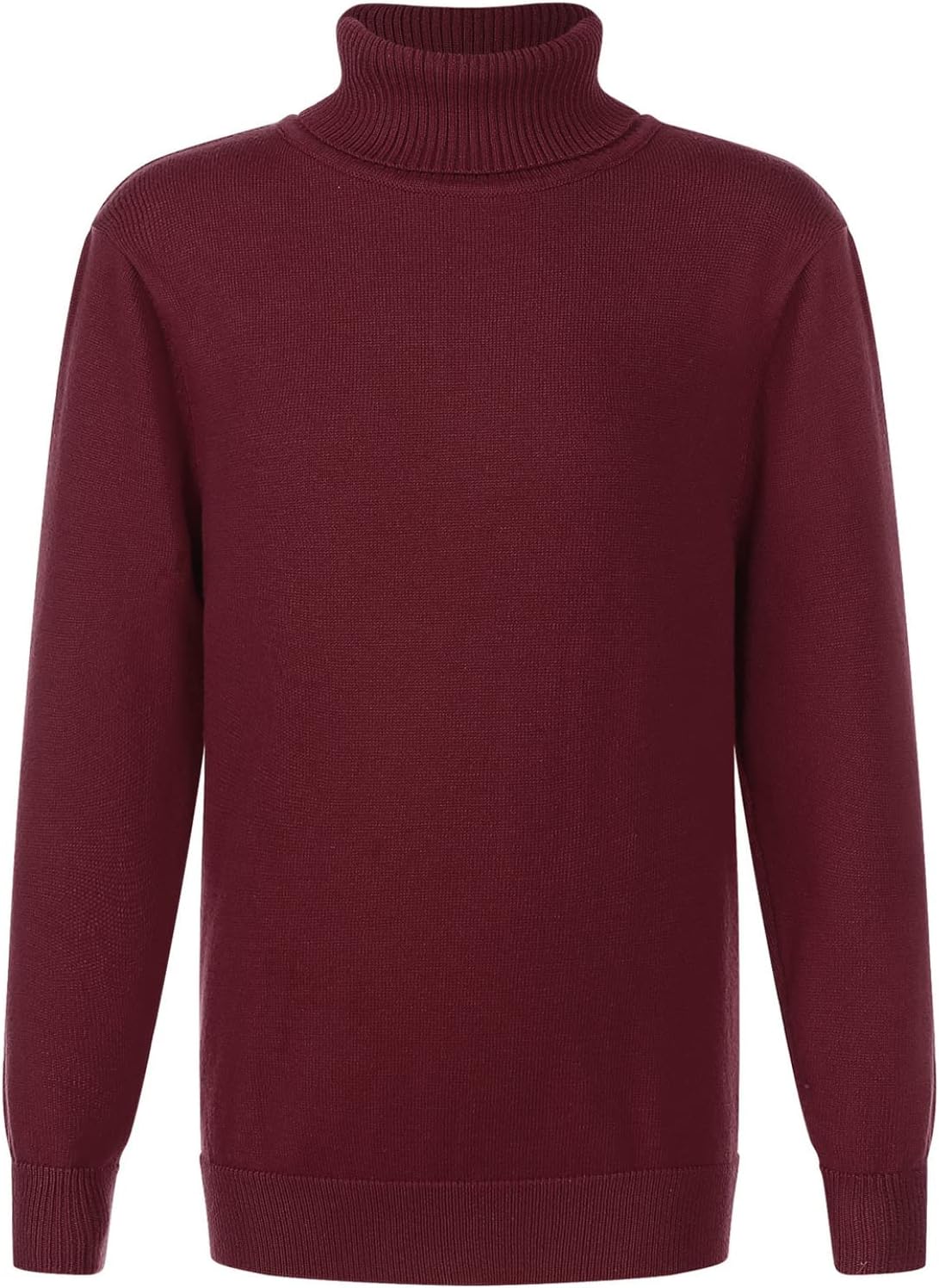 Loyan Kids Boys Turtleneck Sweater Long Sleeve Knit Pullover Sweatshirt Winter Warm Tops School Uniform