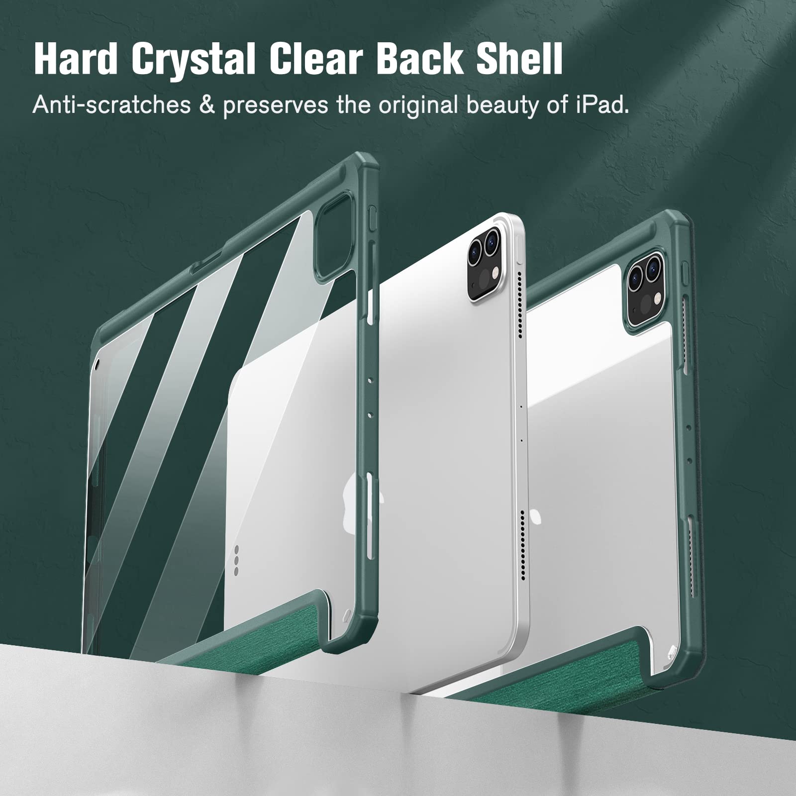 FINTIE IPad Pro 11 Hülle | Hybrid Schutzhülle Mit Stifthalter | Transparente Rückseite & Auto Sleep Funktion