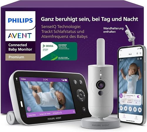 PHILIPS Baby Monitor Premium Connected Avent con app - vi…