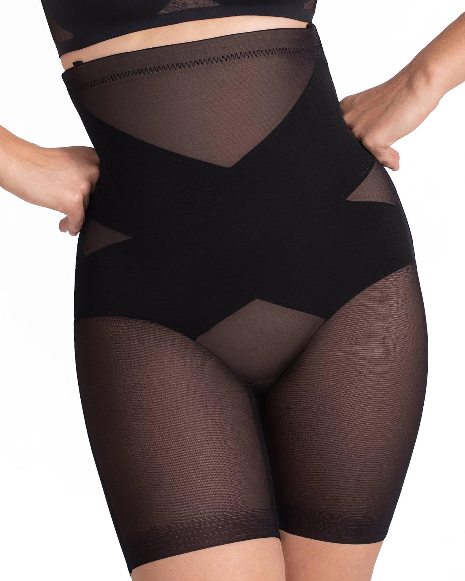 HONEYLOVE Shapewear for Women - SuperPower Shorts High Compression - Tummy Control Underwear - Runway - 1X