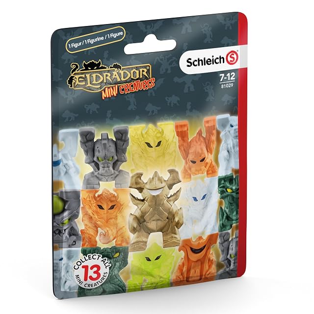 Foto 2 de 4 de SCHLEICH Eldrador 81029 - Eldrador Mini Creatures, serie 2, pantalla completa 70636, 46 bolsas, obsequios…