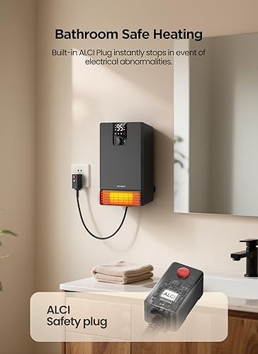 Miniatura 7 de Dispositivo de confort para calentador de pared, compatible con el suelo, personalizador de calor con múltiples opciones de sensación, configuración