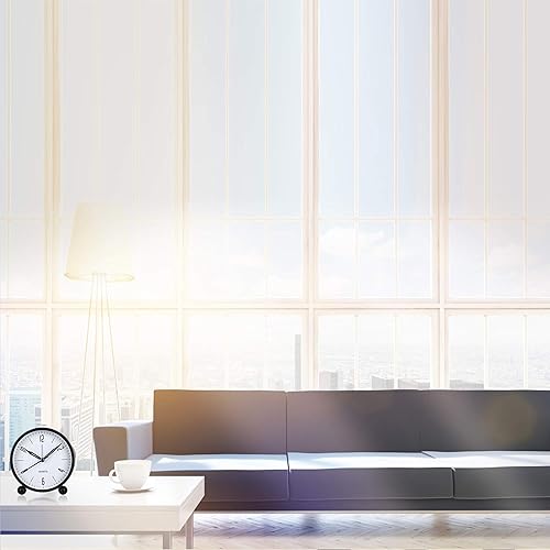 Miniatura 5 de Reloj analógico, reloj despertador que funciona con pilas, relojes de escritorio sin tictac para estudiantes, suministros de regreso a la escuela,