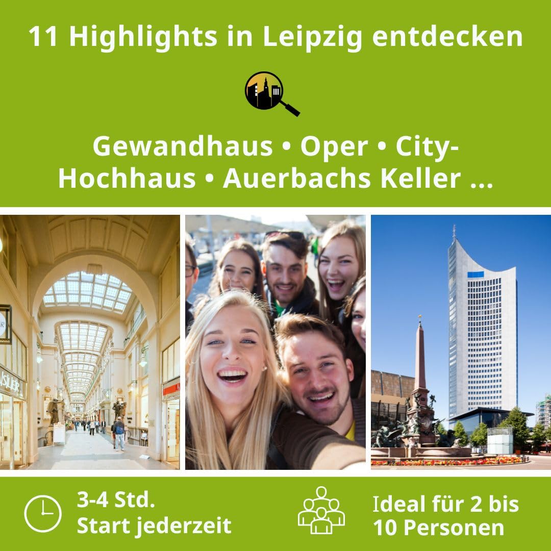 Stadtspiel Schnitzeljagd Leipzig Innenstadt - Entdeckertour
