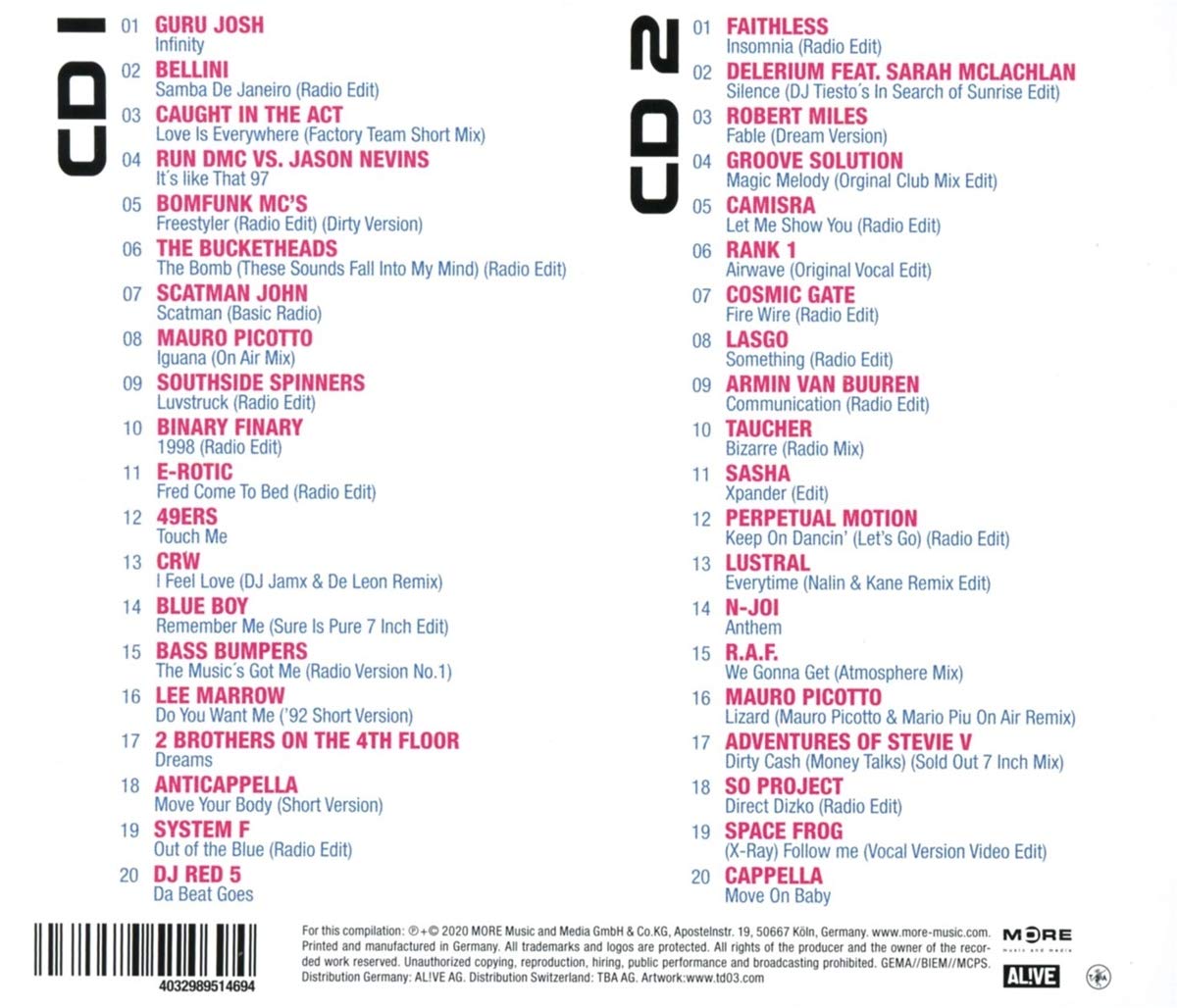 90s Club Mix Vol.3-the Ultimative Rave & Techno