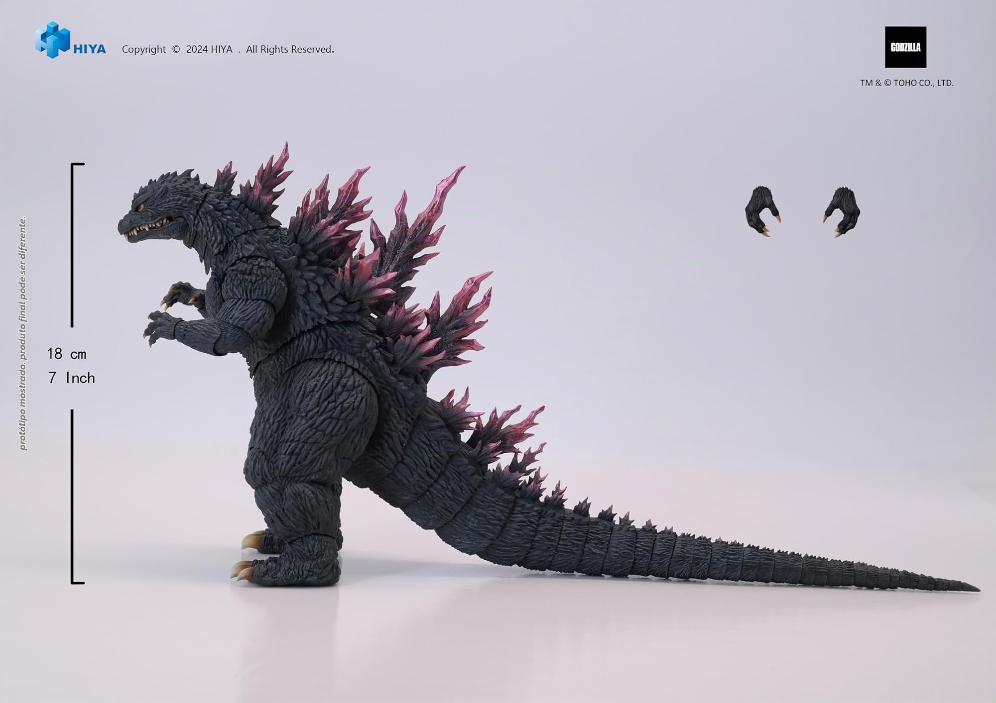 Hiya Toys Godzilla 2000 1999 フィギュア Hiya Toys Godzilla 2000: Millennium (1999) Godzilla Exquisite
