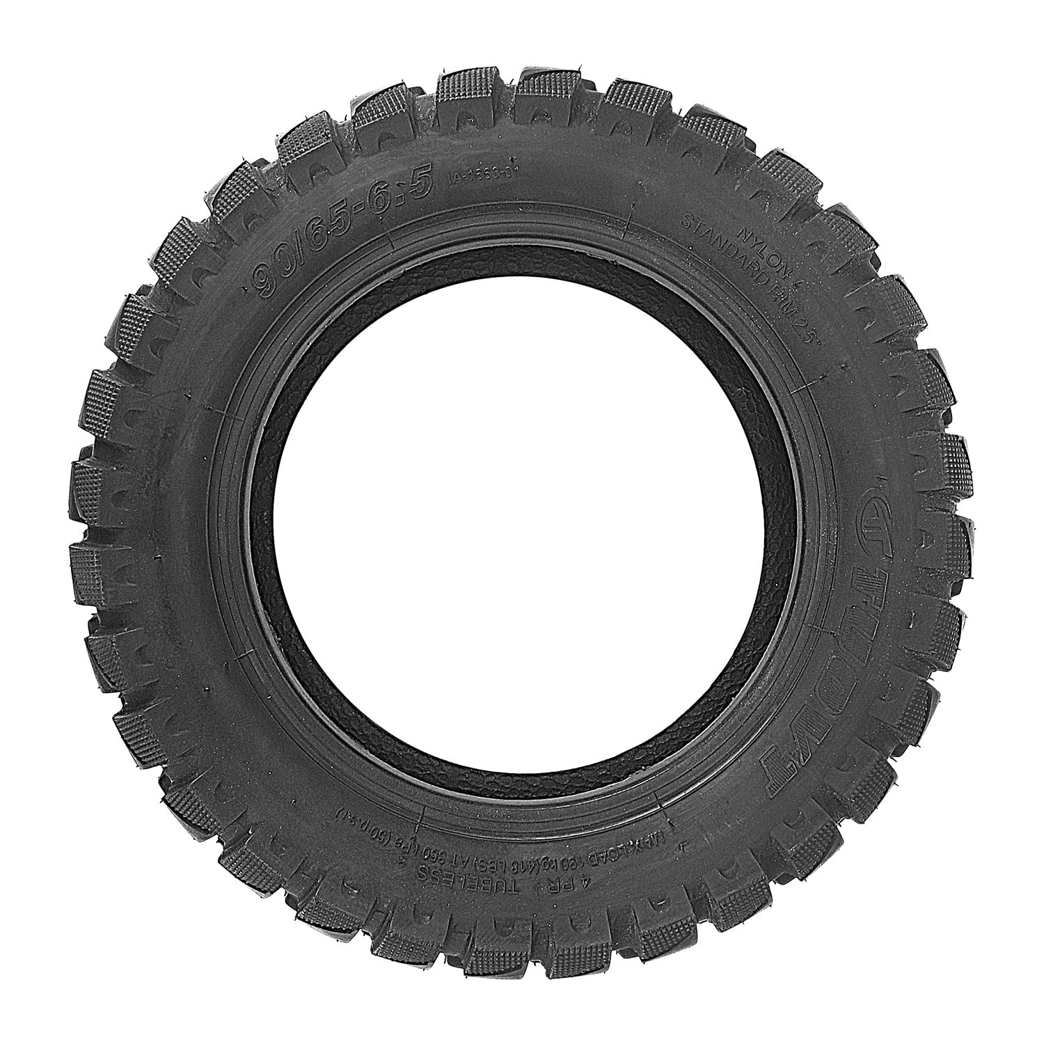 90/65-6.5 Offroad-Tubeless Pneus 11 Pouces Pneu Gonflable pour Kukirin G4/Zero 11X/Speedual Plus/Dualtron Ultra/Kaabo Trottinette électrique Pneus à Vide épaissi Résistant à l'usure (1 Pièce)