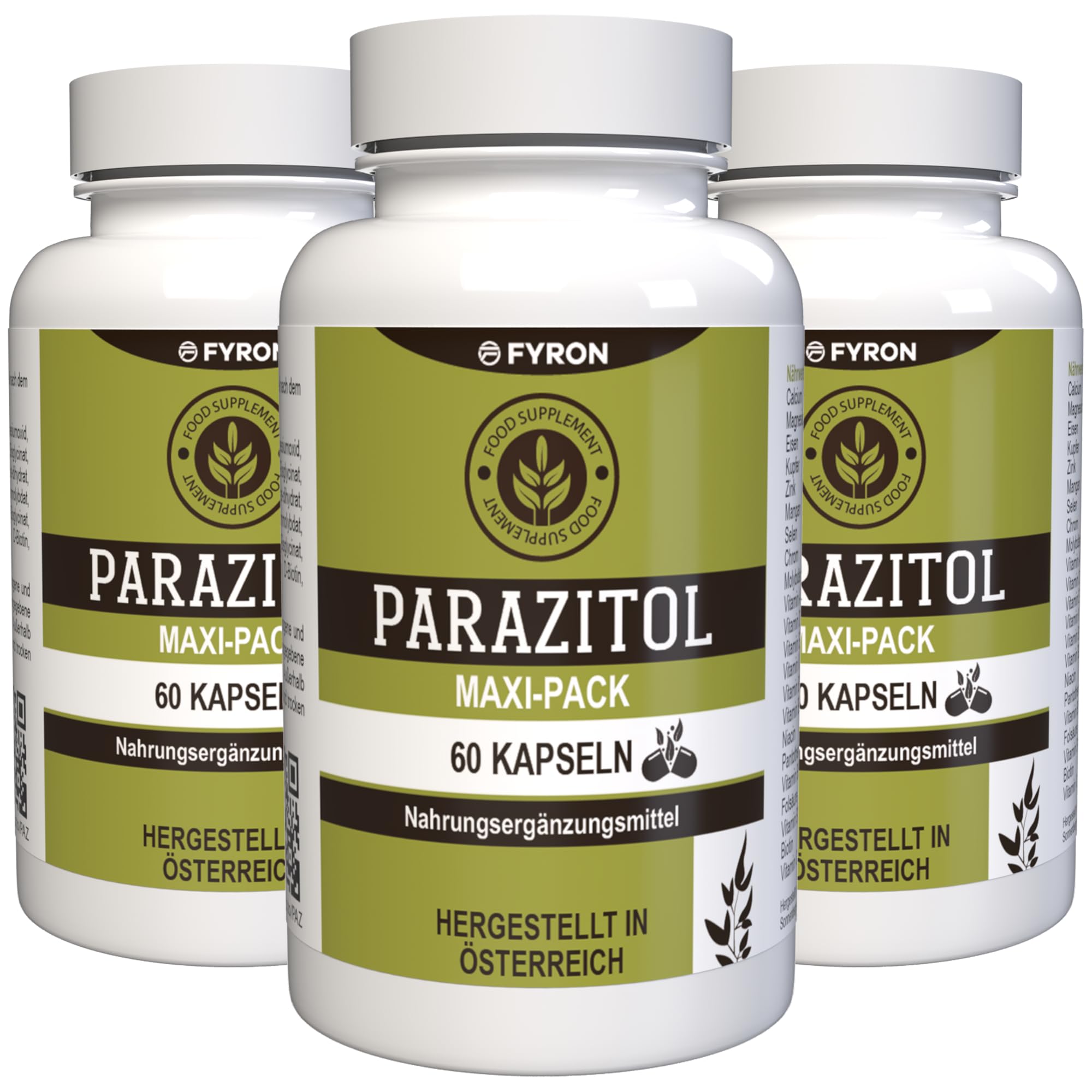 Parazitol - 180 cápsulas (3 x 60 cápsulas) - Pack de 3