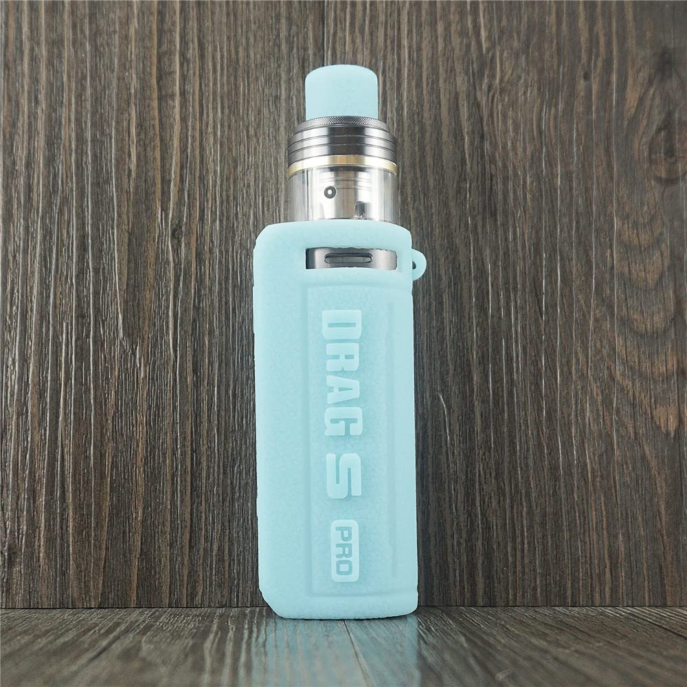 ORIN Voopoo Drag S Pro Case, Texture Silicone Case for Voopoo Drag S Pro  AntiSlip Cover Shield Sleeve Wrap Decal Skin(Blue Glow) : Amazon.ae: Health