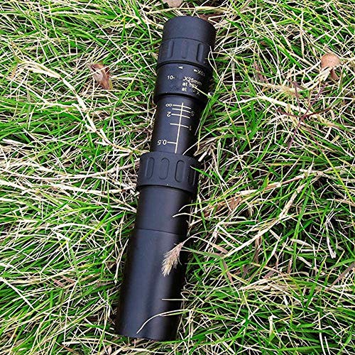 Telescopio portátil 10-30x monocular zoom negro metal miniatura 4